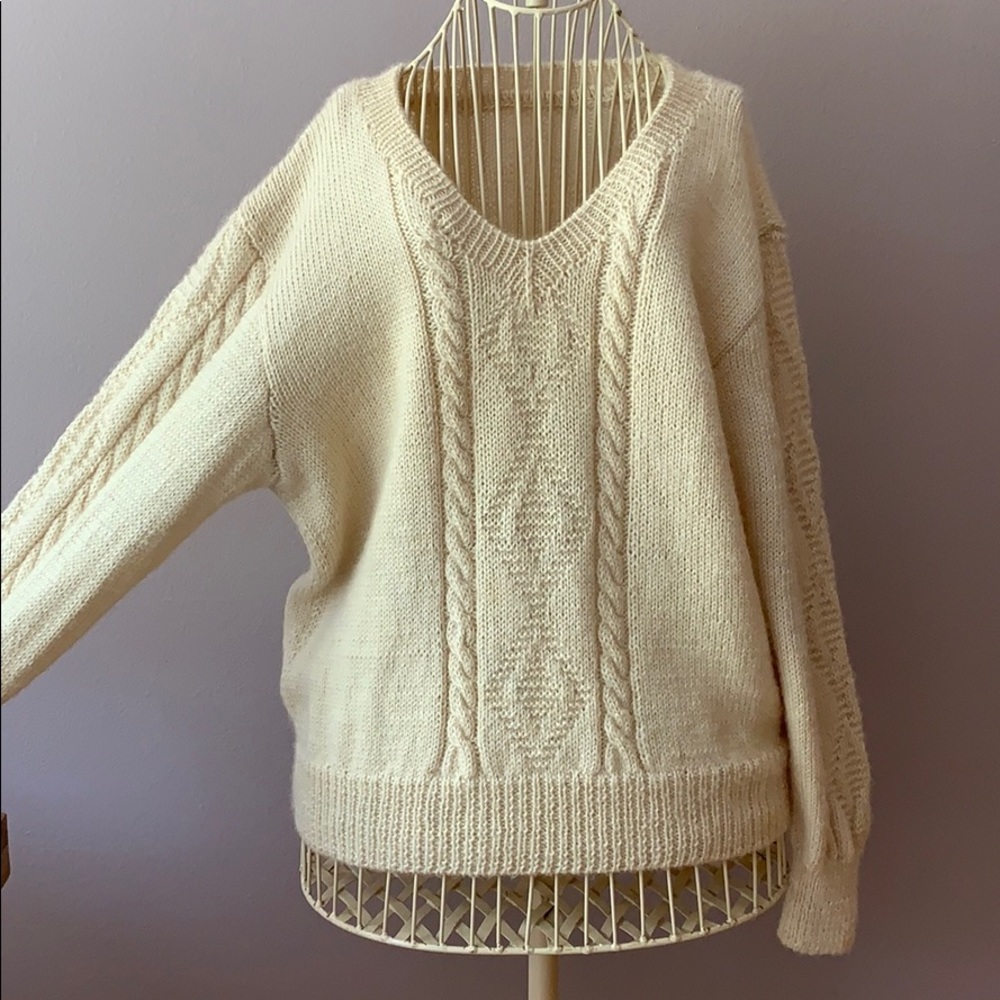 Vintage ‘Fisherman’ wool 🐑 Oversize sweater